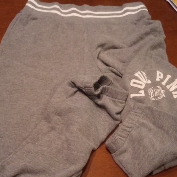 Victoria Secret Pink Graphic Sweat Pants Size S
